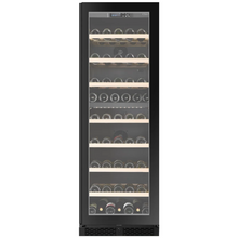Load image into Gallery viewer, CELLA - 154 Bottle - Freestanding Or Built In Wine Cabinet - Dual Zone Wine Cooler - 595mm Wide - W154D-BLACK - Chilled Solution
