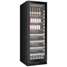 Load image into Gallery viewer, CELLA - 315 Can / 336L Beverage Cooler - Freestanding Or Built In - Single Zone Drinks Fridge  - 595mm Wide - BV122S-BLACK - Chilled Solution
