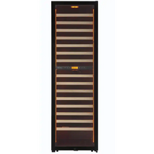 Load image into Gallery viewer, Pevino MS Noble 152 bottles - wine cooler - wooden shelves - dual zone - black - freestanding - wine fridge - PM248D-HHB - 595mm wide - Chilled Solution 
