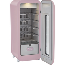 Load image into Gallery viewer, CDA Nancy Tea Rose Retro - 13 Bottle - Freestanding Drinks Cooler - Single Temperature Zone - Wine Cooler - Pink - 36cm Wide - Chilled Solution 
