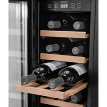 Load image into Gallery viewer, Cavin Scandinavian Collection 54 - Wine and Beer Cooler - Built In - 54 Bottles - Dual Zone - 595mm Wide - Black - SW-54B - Chilled Solution
