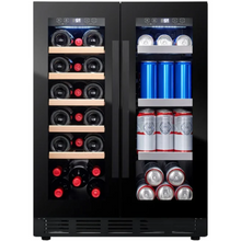 Load image into Gallery viewer, Cavin Scandinavian Collection 54 - Wine and Beer Cooler - Built In - 54 Bottles - Dual Zone - 595mm Wide - Black - SW-54B - Chilled Solution

