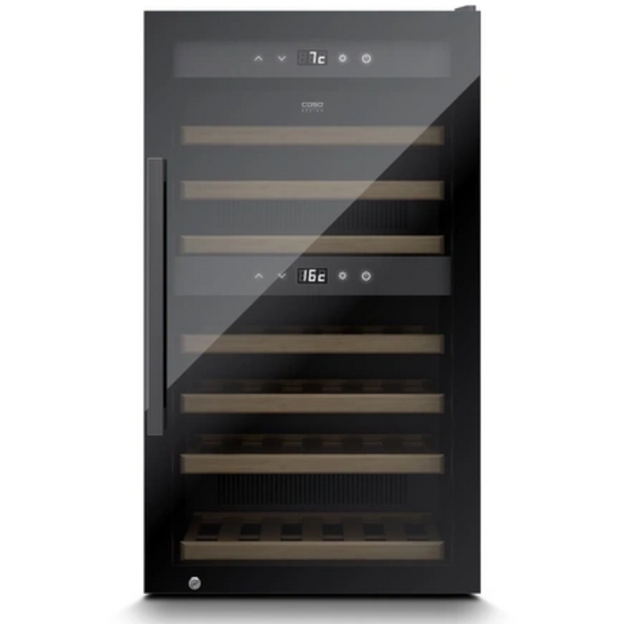 CASO WineExclusive 66 Smart - Freestanding Wine Cooler / Wine Fridge - Dual Zone - 66 Bottles - 600mm Wide - 726 - Chilled Solution