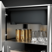Load image into Gallery viewer, Dometic MoBar 300 S – 19 Bottle Outdoor Bar Cart with Beverage Cooler – Single Zone - Stainless Steel, Weatherproof – Premium Drinks Station for Patios, Gardens &amp; Events – 717mm Wide – 9600028567 | Chilled Solution 

