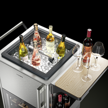 Load image into Gallery viewer, Dometic MoBar 300 S – 19 Bottle Outdoor Bar Cart with Beverage Cooler – Single Zone - Stainless Steel, Weatherproof – Premium Drinks Station for Patios, Gardens &amp; Events – 717mm Wide – 9600028567 | Chilled Solution 
