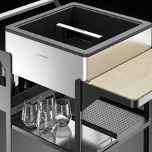 Load image into Gallery viewer, Dometic MoBar 50 S – Outdoor Mobile Drinks Bar – Premium Stainless Steel Beverage Center – 22-Bottle Capacity – Built for Patios, Gardens &amp; Events - 646mm Wide - 9600028566 - Chilled Solution
