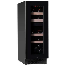 Load image into Gallery viewer, Pevino Majestic 17 bottles - Duel Zones - Wine Cooler - Black Glass Front Door - Built In - Wine Fridge - PNG20D-HHB - 295mm Wide
