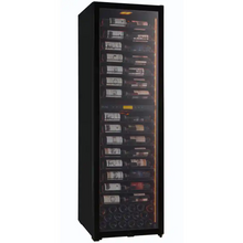 Load image into Gallery viewer, Pevino MS Noble 152 bottles - wine cooler - Metal shelves - dual zone - black - freestanding - wine fridge - PM248D-HHB - 595mm wide
