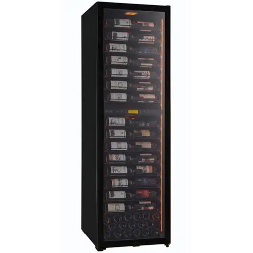 Pevino MS Noble 152 bottles - wine cooler - Metal shelves - dual zone - black - freestanding - wine fridge - PM248D-HHB - 595mm wide