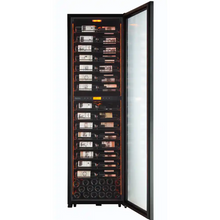 Load image into Gallery viewer, Pevino MS Noble 152 bottles - wine cooler - Metal shelves - dual zone - black - freestanding - wine fridge - PM248D-HHB - 595mm wide
