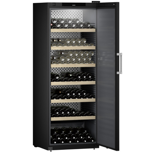 Liebherr WSbli 7731 GrandCru Selection - 324 Bottles - Single Temperature Zone - Wine Cooler - Black Door - Freestanding/Built In - Wine Aging Cabinet - 747mm Wide - Chilled Solution