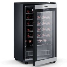 Load image into Gallery viewer, Dometic C18B – Freestanding | Built-In Wine Cooler – 295mm Wide – 35 Bottles – Black Glass Finish – Single Temperature Zone – Wine Fridge – 9620000638 | Chilled Solution 
