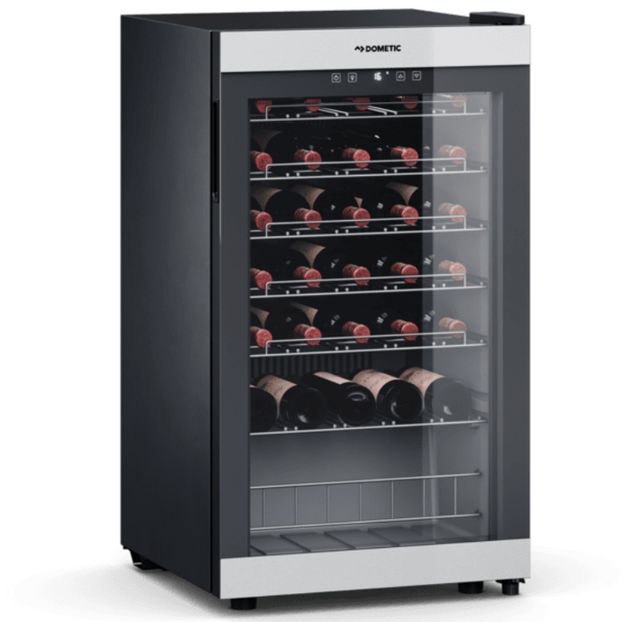 Dometic C18B – Freestanding | Built-In Wine Cooler – 295mm Wide – 35 Bottles – Black Glass Finish – Single Temperature Zone – Wine Fridge – 9620000638 | Chilled Solution 