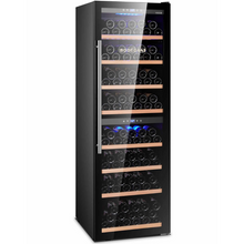 Load image into Gallery viewer, BODEGA43 - 180 Bottle - Dual Zone - Freestanding Wine Cooler - 595mm Wide - Black - B43180
