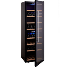 Load image into Gallery viewer, BODEGA43 - 180 Bottle - Dual Zone - Freestanding Wine Cooler - 595mm Wide - Black - B43180
