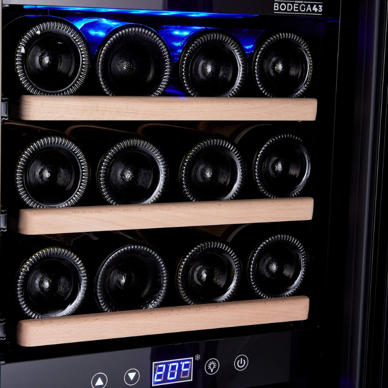 BODEGA43 24 Bottle Dual Zone Freestanding Wine Cooler