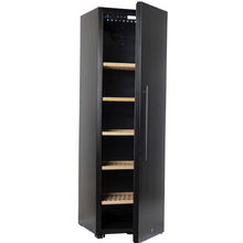 Load image into Gallery viewer, CaveCool Passion Mica - Freestanding Wine Cooler - 248 bottles - Single Zone Wine Fridge - Black Solid Door - 595mm Wide - CC248S-GD-1
