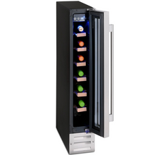 Load image into Gallery viewer, Montpellier WC7X 7 Bottles - Slimline Wine Cooler - Built In - Single Temperature Zone - Stainless Steel - Wine Fridge - 150mm Wide
