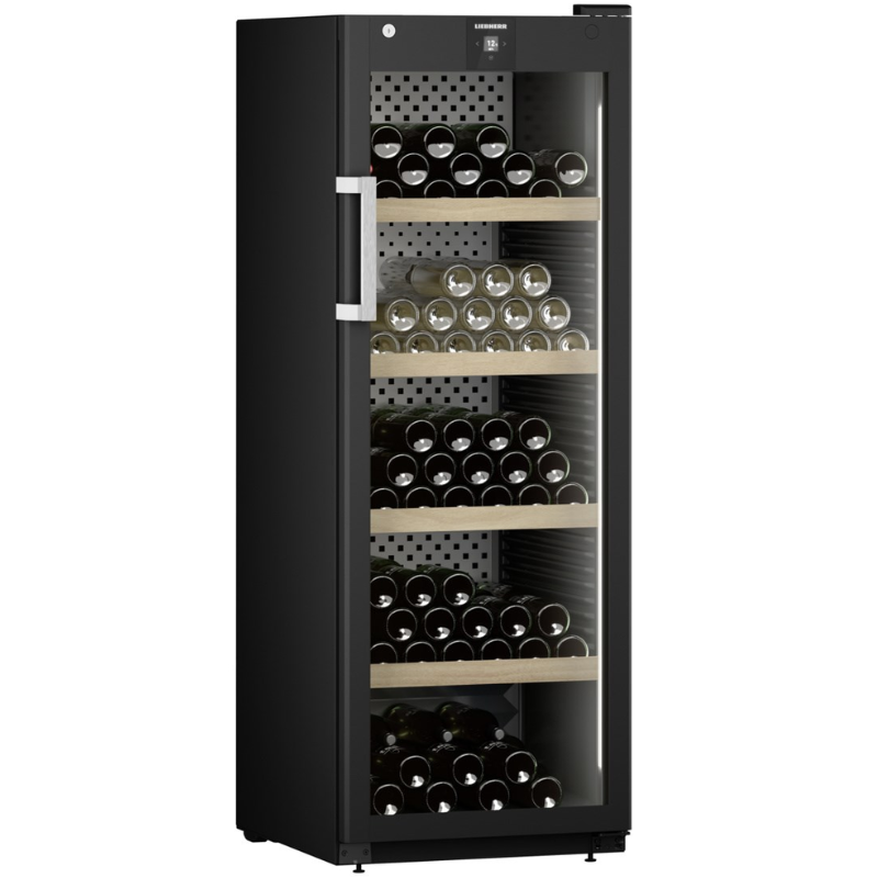 Liebherr WPbli 5031 GrandCru Selection - 196 Bottles - Freestanding - Single Temperature Zone - Glass Door - Wine Cooler - 597mm Wide - Chilled Solution