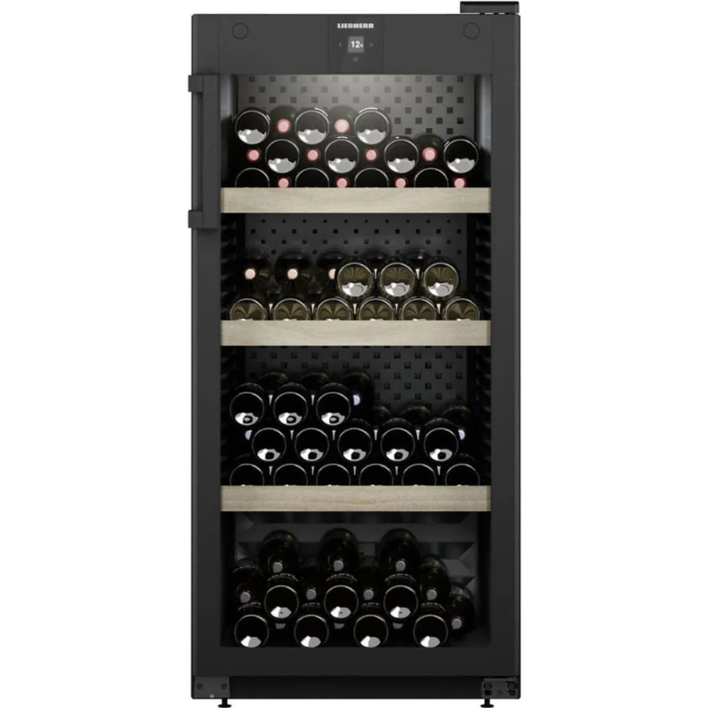 Liebherr WPbl 4201 GrandCru - Freestanding - Wine Cabinet - Single Zone - 141 Bottles - Glass Door - 597mm Wide - Chilled Solution 