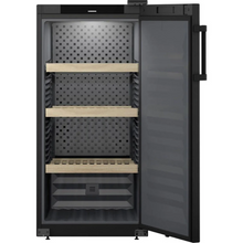 Load image into Gallery viewer, Liebherr WPbl 4201 GrandCru - Freestanding - Wine Cabinet - Single Zone - 141 Bottles - Solid Black Door - 597mm Wide - Chilled Solution
