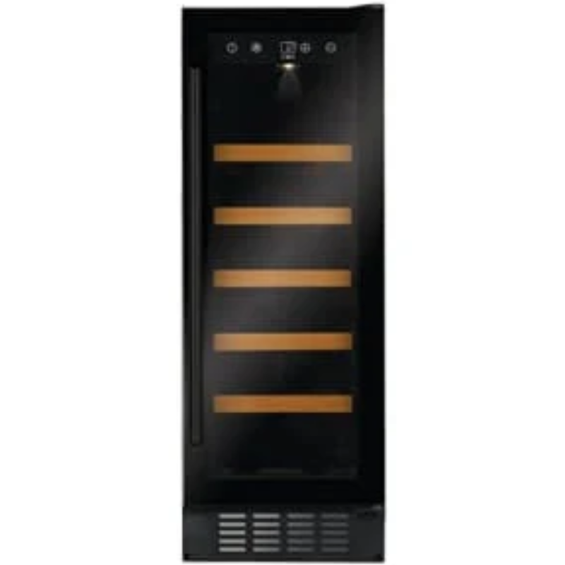 CDA 20 Bottle - Single Temperature Zone - Wine Fridge - Freestanding/Built In - Wine Cooler - 326mm Wide - FWC304BL - Black - Chilled Solution