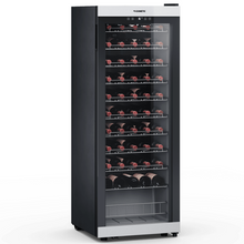 Load image into Gallery viewer, Dometic C55F – Freestanding Wine Cooler – 483mm Wide – 55 Bottles – Black Glass Finish – Single Temperature Zone – Wine Fridge – 9620000639 | Chilled Solution
