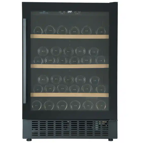 Cavecool Affection Jargon - Essential Edition - 54 bottles - 1 zone - Freestanding or Built In - Black - Chilled Solution 