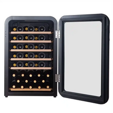 Load image into Gallery viewer, Cavecool Retro Apatite - 49 bottle - Single Zone - Wine Fridge - Freestanding - 550mm Wide - Black -   CC130SB - Chilled Solution 
