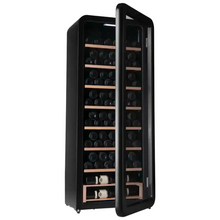 Load image into Gallery viewer, Cavecool Retro Halite- 76 bottle - Single Zone - Wine Fridge - Freestanding - 610mm Wide - Black -  CC208SB - Chilled Solution 
