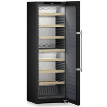 Load image into Gallery viewer, Liebherr WSbsi 5252 Vinidor - 155 Bottle - Freestanding Wine Cabinet - Two Zone Wine Cooler - 597mm Wide - Solid Black Door - Chilled Solution
