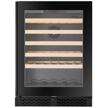 Load image into Gallery viewer, CELLA - 46 Bottle - Freestanding Or Built In Wine Cabinet - Single Zone Wine Cooler - 595mm Wide - W46S-BLACK - Chilled Solution
