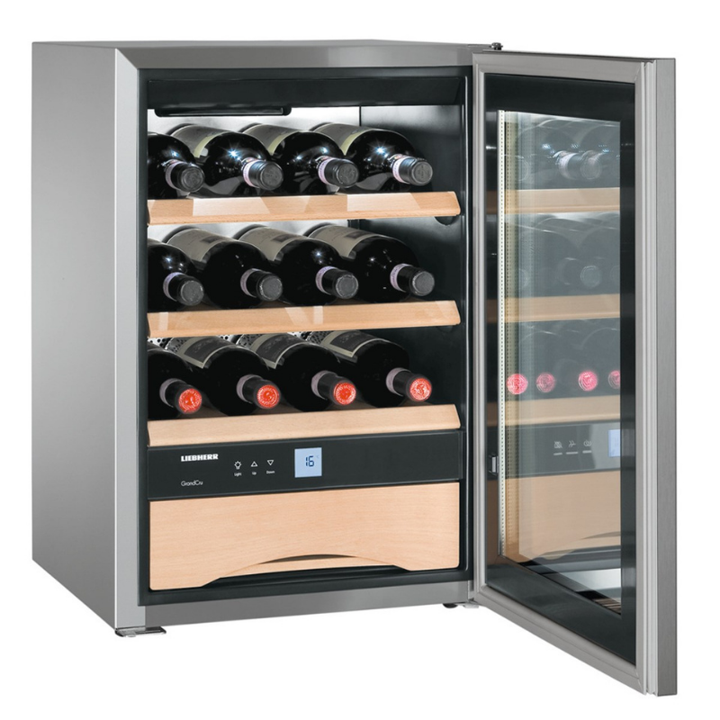 Liebherr WKes 653 GrandCru - Freestanding - Wine Cabinet - Ciger Humidor - Single Zone - 12 Bottles - 425mm Wide - chilledsolution