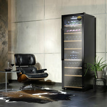 Load image into Gallery viewer, CASO WineExclusive 180 Smart - Freestanding Wine Cooler / Wine Fridge - Dual Zone - Black - 600mm Wide - 731 - chilledsolution
