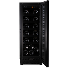 Load image into Gallery viewer, Pevino NG - Single Zone Wine Cooler - Built In Wine Fridge - Black glass front - 295mm Wide - 20 Bottles - PNG20S-HHB - chilledsolution
