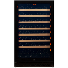 Load image into Gallery viewer, Pevino PNG88S-HHB - Single Zone Wine Cooler - Built In Wine Fridge - 83 bottles - Black glass front - 595mm Wide - chilledsolution
