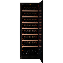 Load image into Gallery viewer, Pevino PNGD-180S-HHB Display Wine Cooler - Built In or Freestanding - 159 Bottles - Single Zone Wine Fridge - Black Glass Front - 595mm Wide - chilledsolution
