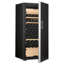 Load image into Gallery viewer, Artevino Oxygen - 151 bottles - Wine Aging Cabinet - 3 Temperature zones - Solid door - Black - OXM3T151NPD - 680mm Wide - chilledsolution
