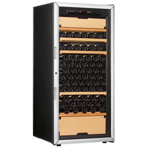 Artevino Oxygen - 151 bottles - Freestanding Wine Cooler - 3 Temperature zones - Glass door- 680mm Wide -  OXM3T151NVSD - chilledsolution