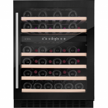 Load image into Gallery viewer, CDA 46 Bottle - Dual Zone - Freestanding Undercounter/Built-In Wine Cooler - 595mm Wide - FWC604BL
