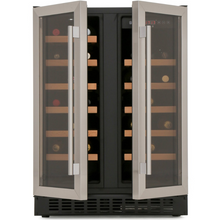 Load image into Gallery viewer, CDA 40 Bottle - Dual Zone - Freestanding Undercounter/Built-In Wine Cooler 595mm Wide - FWC624SS - Stainless Steel
