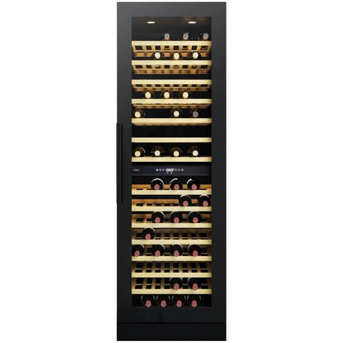 CDA 117 Bottle - Dual Zone - Freestanding/Built-In Wine Cooler - 595mm Wide - FWC881BL - Black