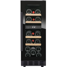 Load image into Gallery viewer, Products Cavin Arctic Collection 30D - Built In Wine Cooler - Dual Zone - 17 Bottles - 295mm Wide - Black Glass
