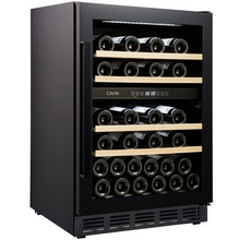 Load image into Gallery viewer, Products Cavin Artic collection 60D - Built In Wine Cooler - Dual Zone - 44 Bottles - 595mm Wide - Black - ACD60FGB
