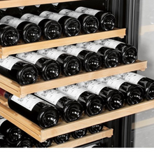 Load image into Gallery viewer, Artevino Oxygen - 98 bottles - Single zone Freestanding Wine Cabinet OXP1T98NPD - Solid door - Black - 680mm Wide - chilledsolution
