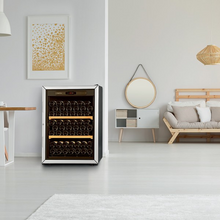 Load image into Gallery viewer, Artevino Oxygen - Freestanding Wine Cabinet - 98 bottles - Single zone - Glass door - OXP1T98NVSD - 680mm Wide - chilledsolution
