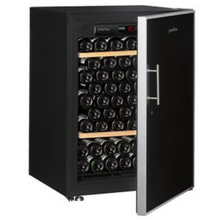 Load image into Gallery viewer, Artevino Oxygen - 98 bottles - Freestanding Wine Cabinet - Dual Zone - Solid door - Black - OXPMT98NPD - 680mm Wide - chilledsolution
