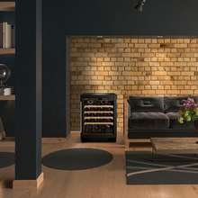 Load image into Gallery viewer, Artevino Cosy - 39 Bottle Single Zone Built In or Freestanding Wine Ageing Cabinet COSYP1T - Black - 594mm Wide - chilledsolution
