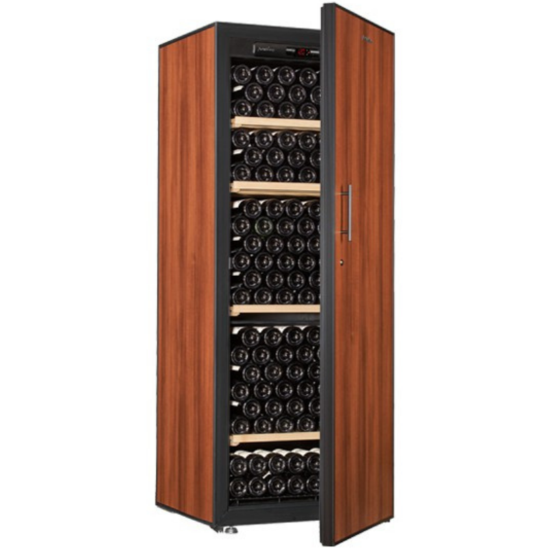 Artevino Oxygen - 230 Bottles - Freestanding Wine Aging Cabinet - Single Zone Wine Cooler - OXG1T230PPD - Wooden Door - 680mm Wide - chilledsolution