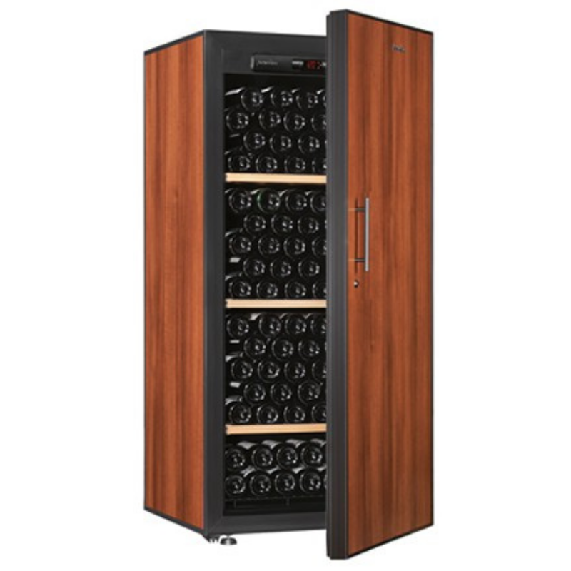 Artevino Oxygen - 182 bottles - Single Zone Wine Aging Cabinet - Freestanding Wine Cabinet - Solid Wooden Door - OXM1T182PPD - 680mm Wide - chilledsolution